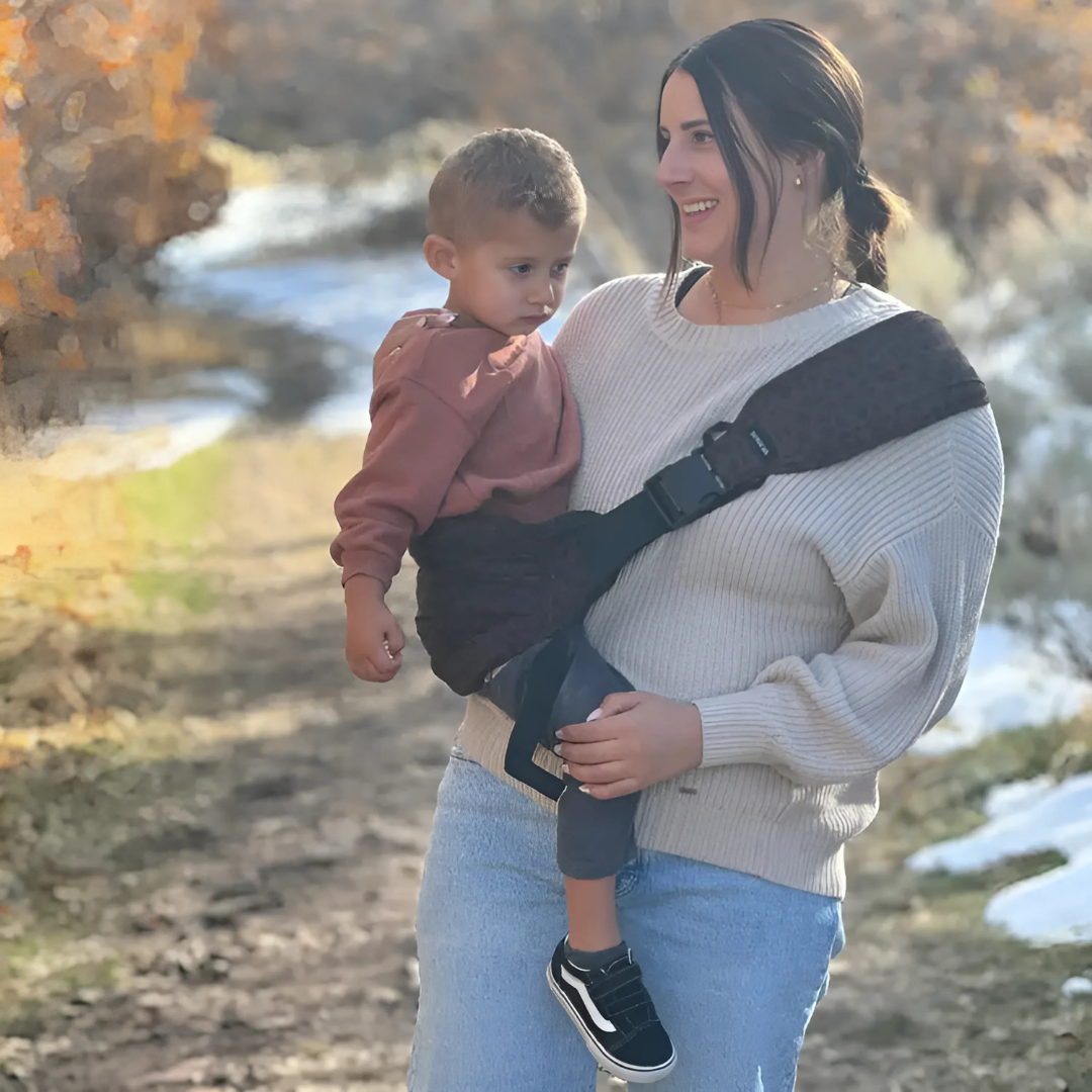 Porte-bébé ergonomique avec soutien lombaire