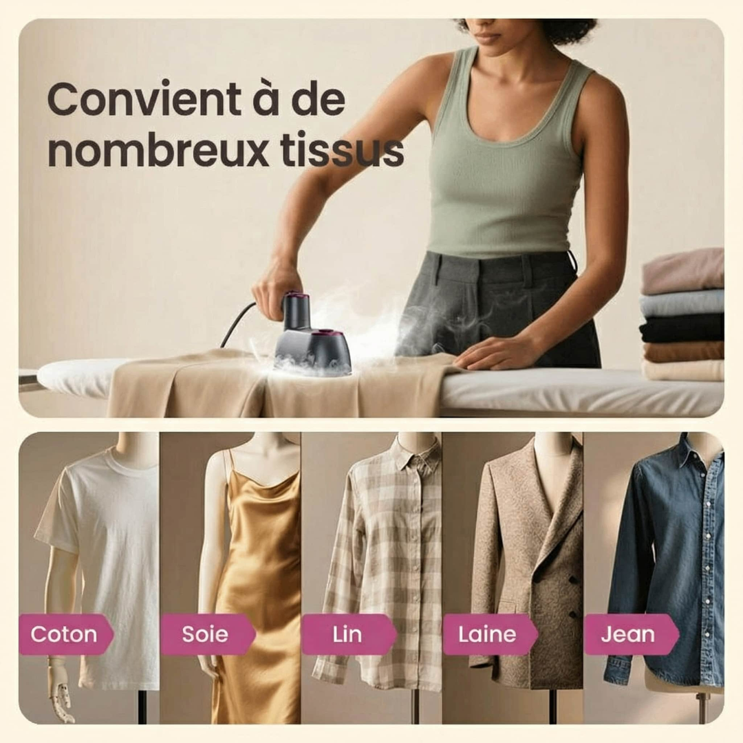 Tragbares 2-in-1-Dampfbügeleisen