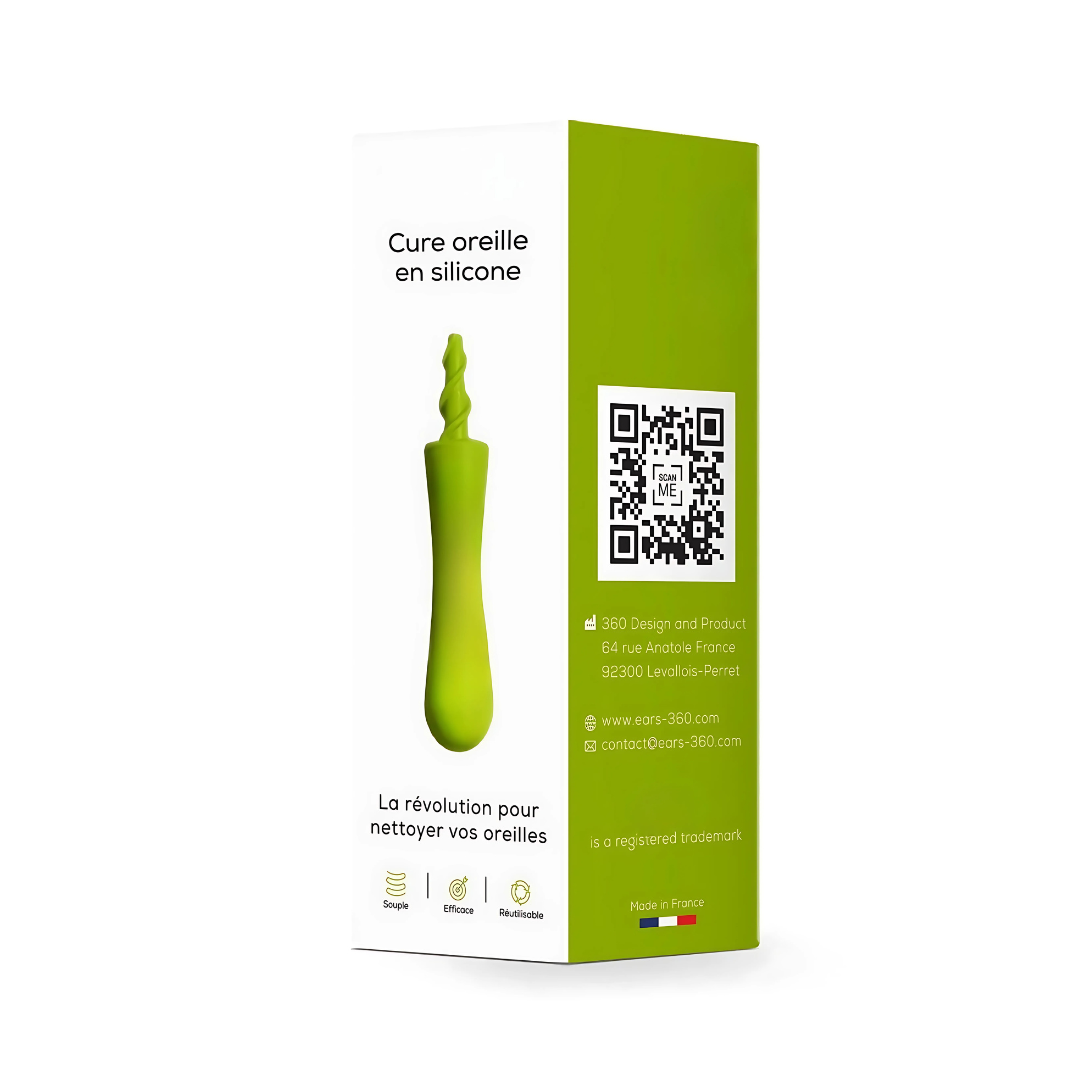 Cure-Oreilles Réutilisable en Silicone – Nettoyage Doux et Sécurisé