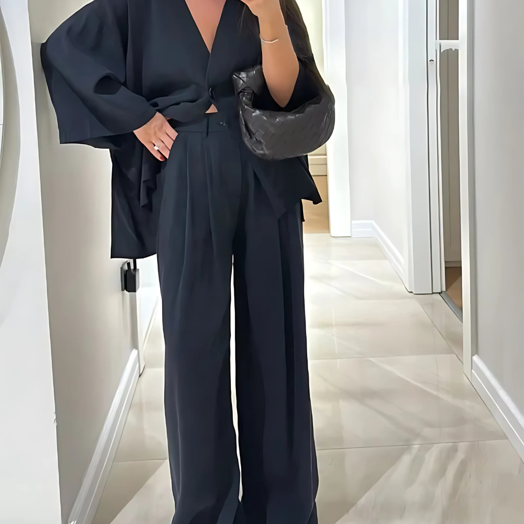 Elegantes Weitgeschnittenes Set – Lässig & Stilvoll