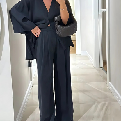 Elegantes Weitgeschnittenes Set – Lässig & Stilvoll