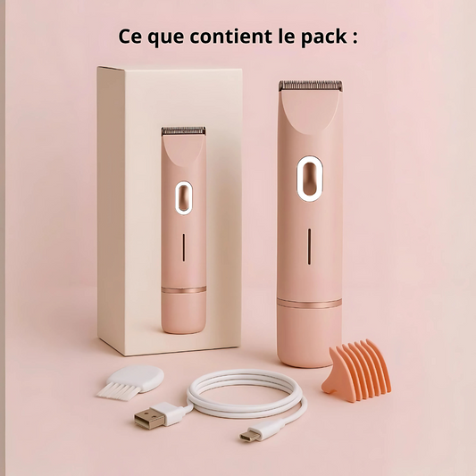 Elektrischer 2-in-1-Rasierer Frau