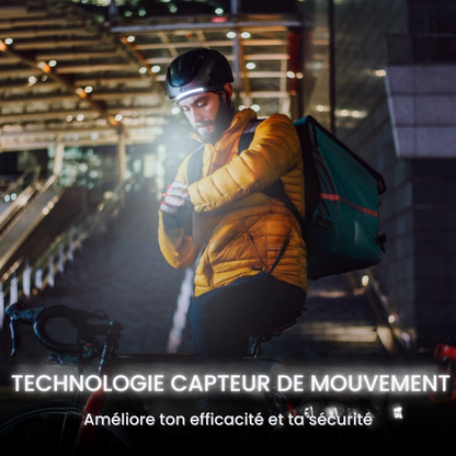 Wiederaufladbare LED-Stirnlampe mit Bewegungssensor