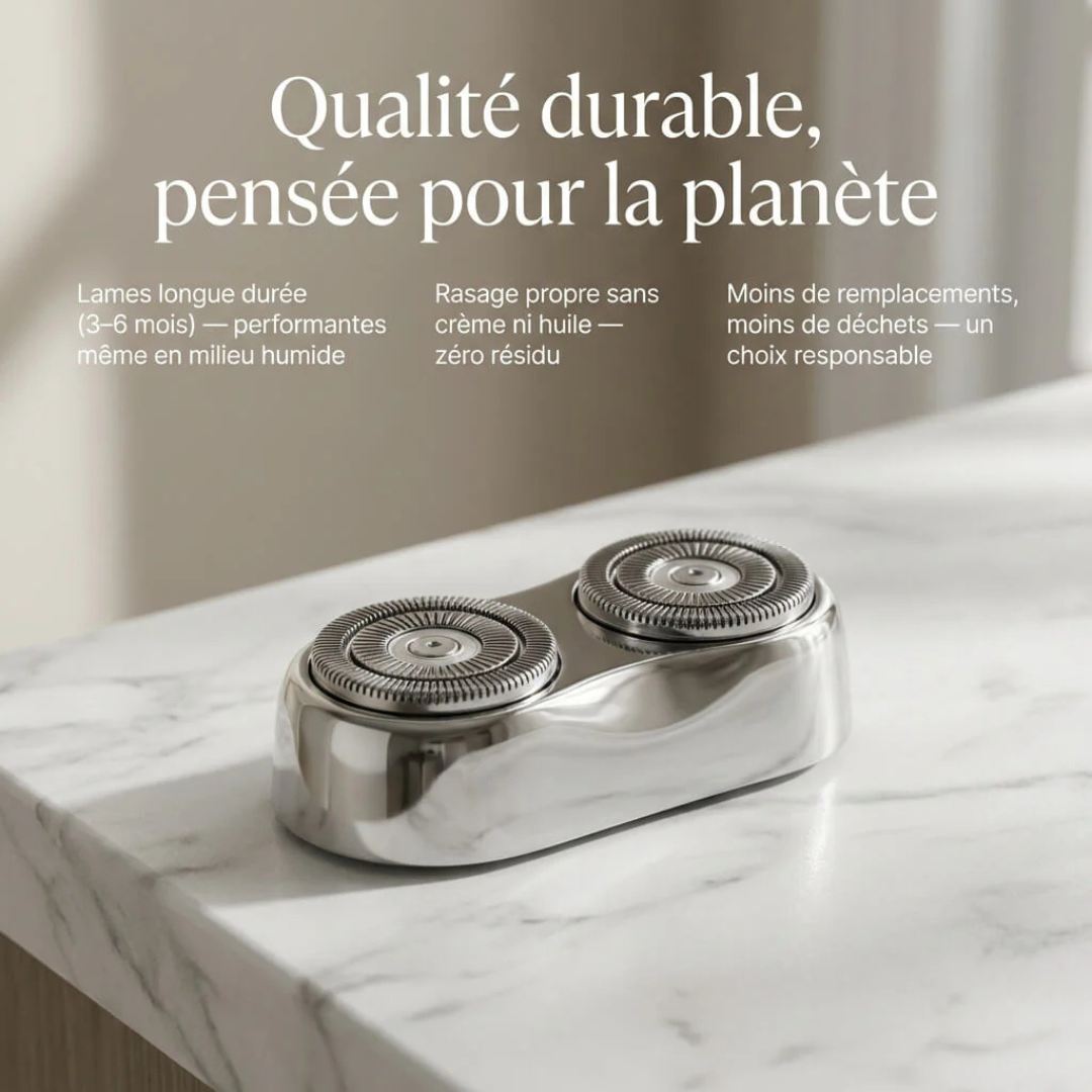 Kompakter Akku-Rasierer