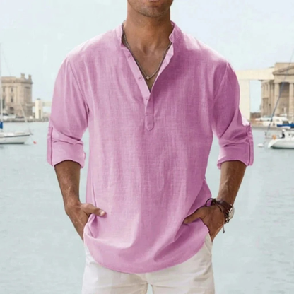 Chemise lin respirant homme été léger