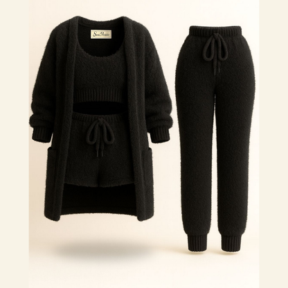 Kuscheliger Pyjama aus Strick