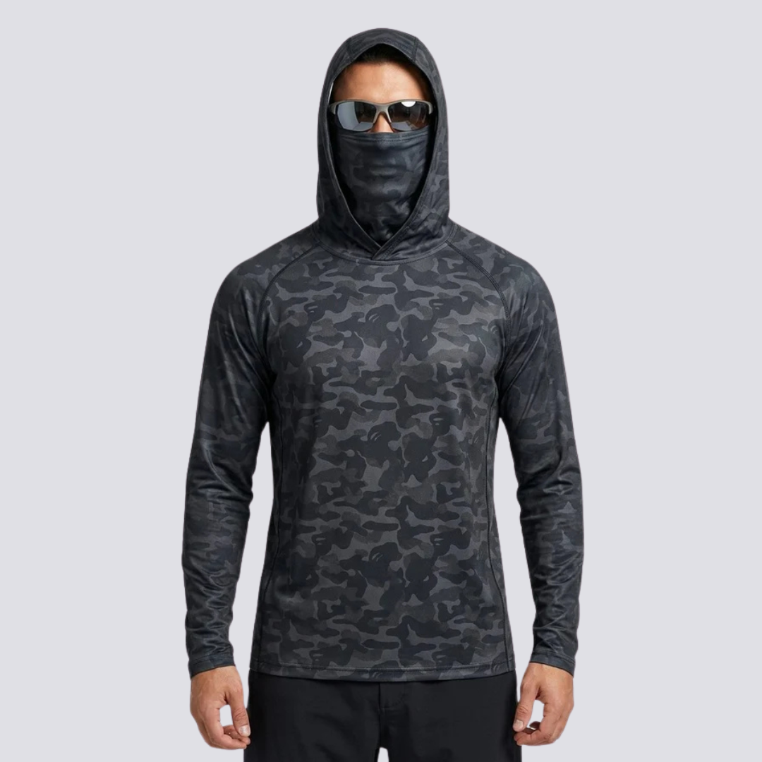 UV-Schutz-Sweatshirt mit integrierter Kapuze