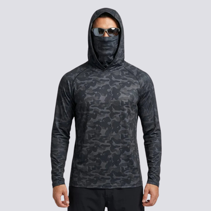 UV-Schutz-Sweatshirt mit integrierter Kapuze