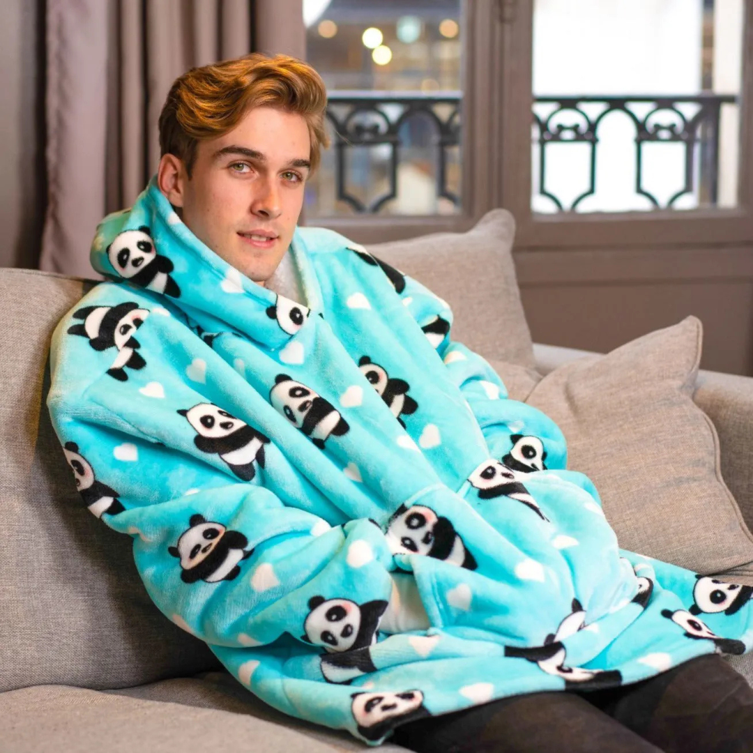 Plaid à Capuche Ultra Doux