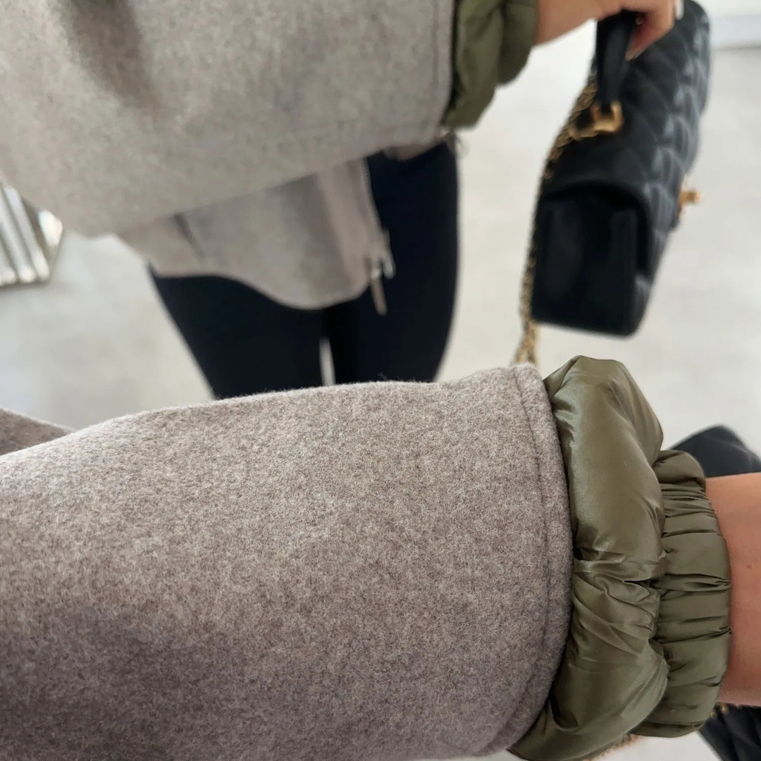 Warme Oversize-Jacke