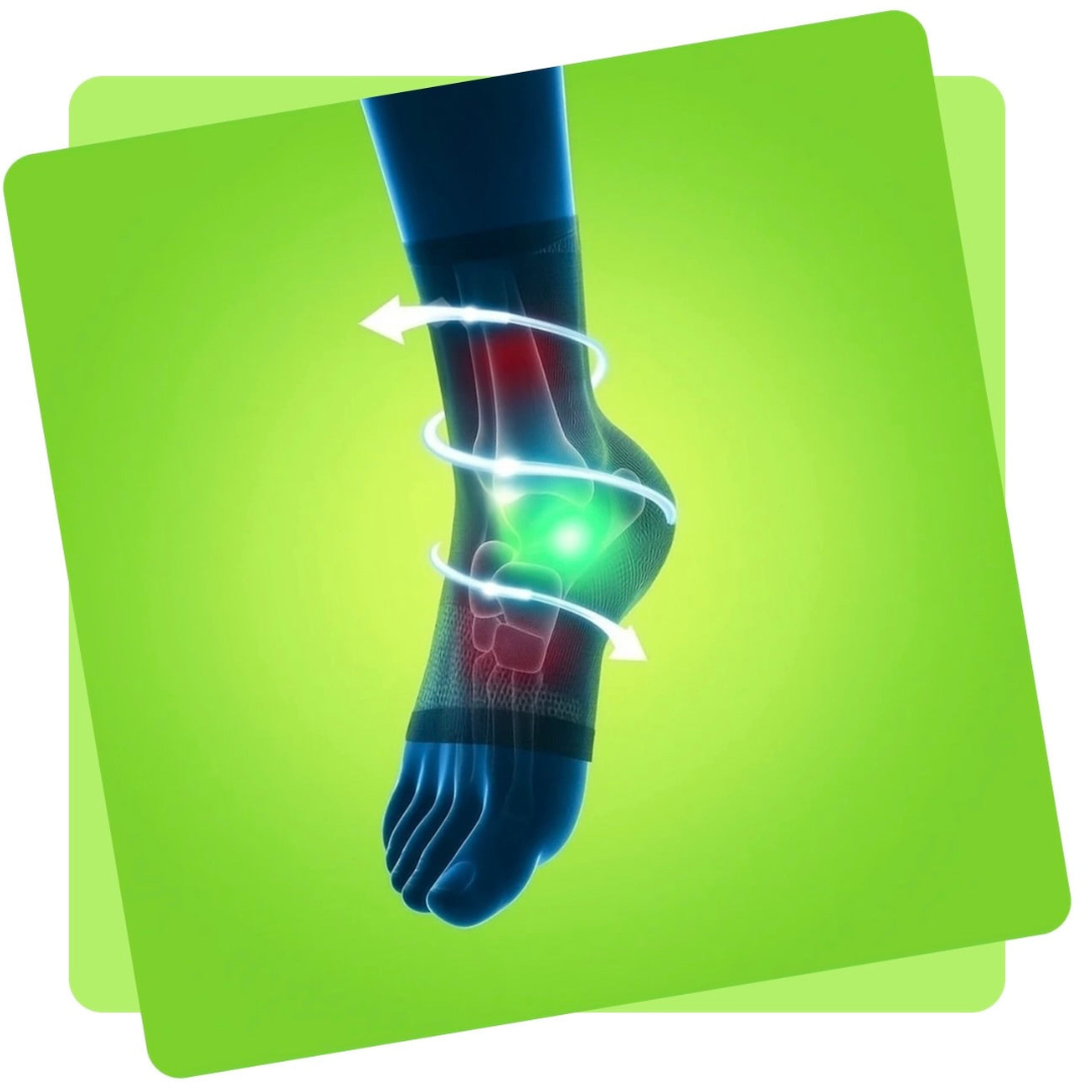 Bandage de compression cheville