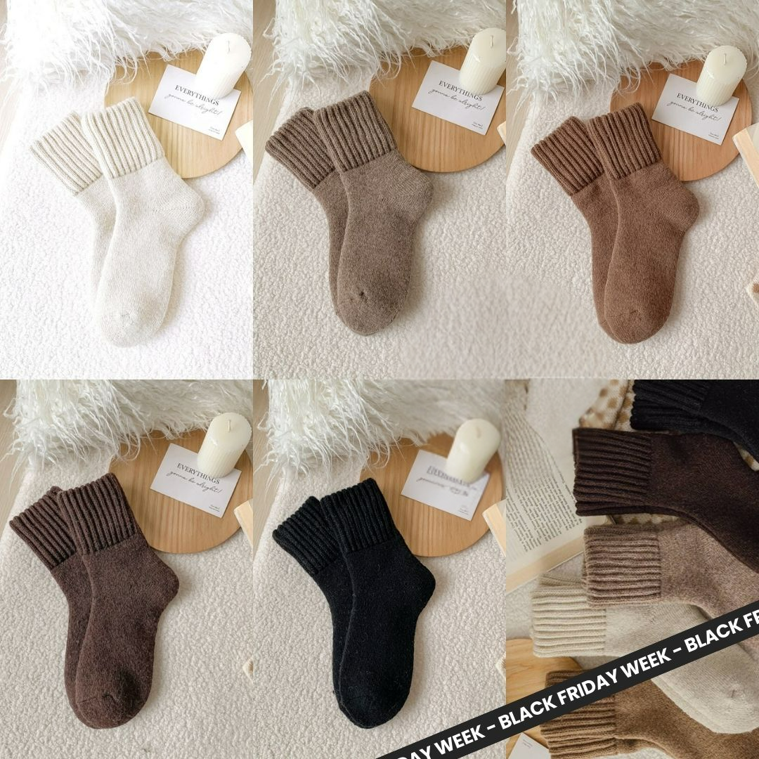 Dicke, weiche Wintersocken