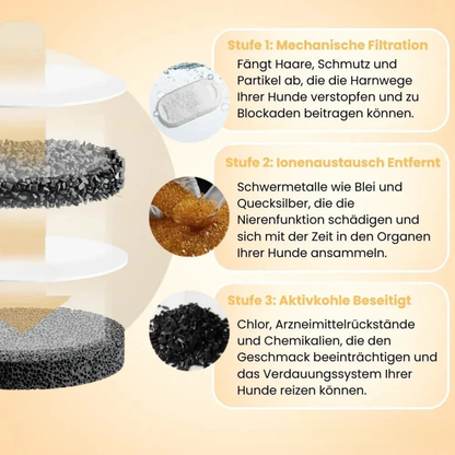 Trinkbrunnen für Hunde aus Edelstahl