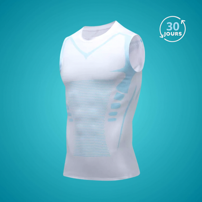 T-shirt de compression pour une posture améliorée et ventre plat