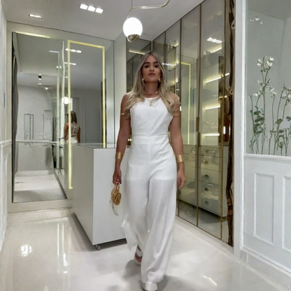 Elegante Spitzenlatzhose