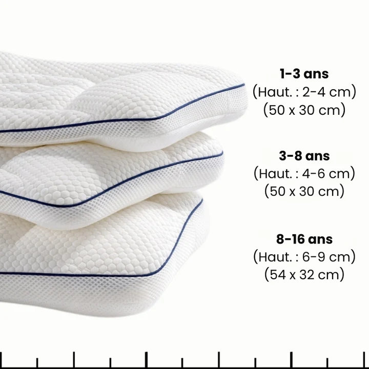 Oreiller ergonomique pour enfant