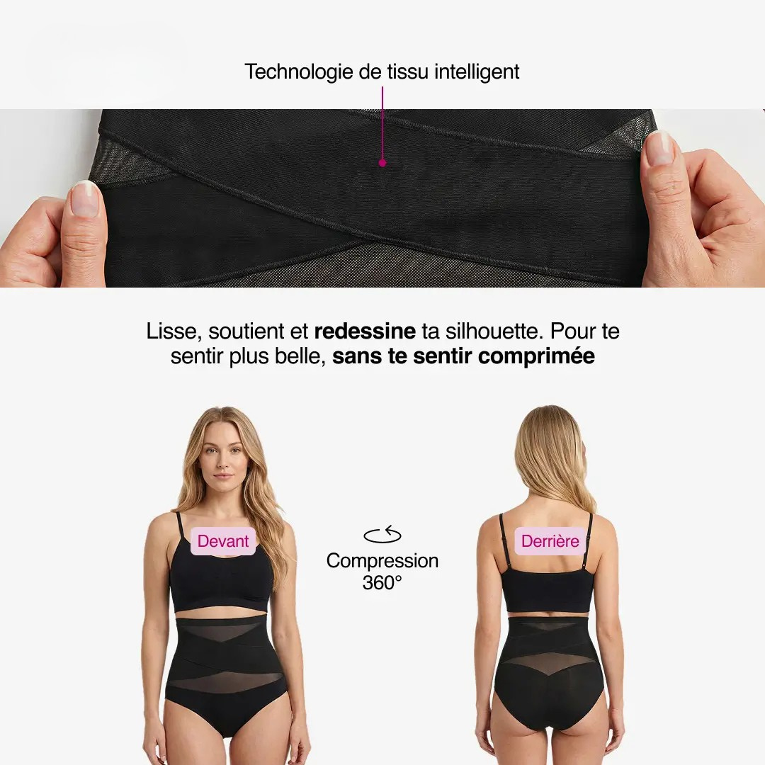 Culotte Gainante Taille Haute Sans Couture