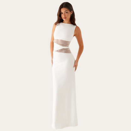 Elegantes Abendkleid mit femininen Cutouts