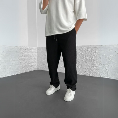 Ripp-Hose mit lockerem Sitz