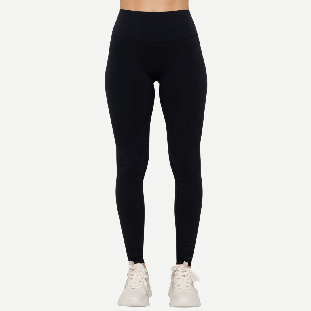 Sportleggings Damen High Waist Leo Print