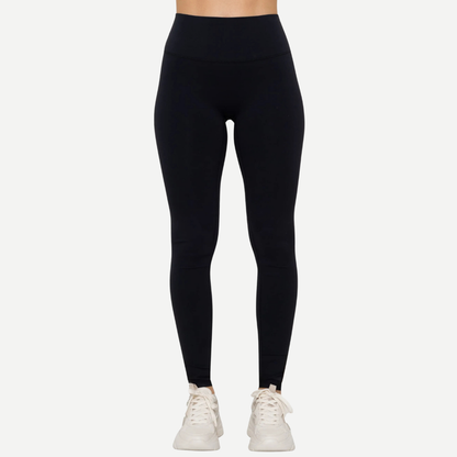 Sportleggings Damen High Waist Leo Print