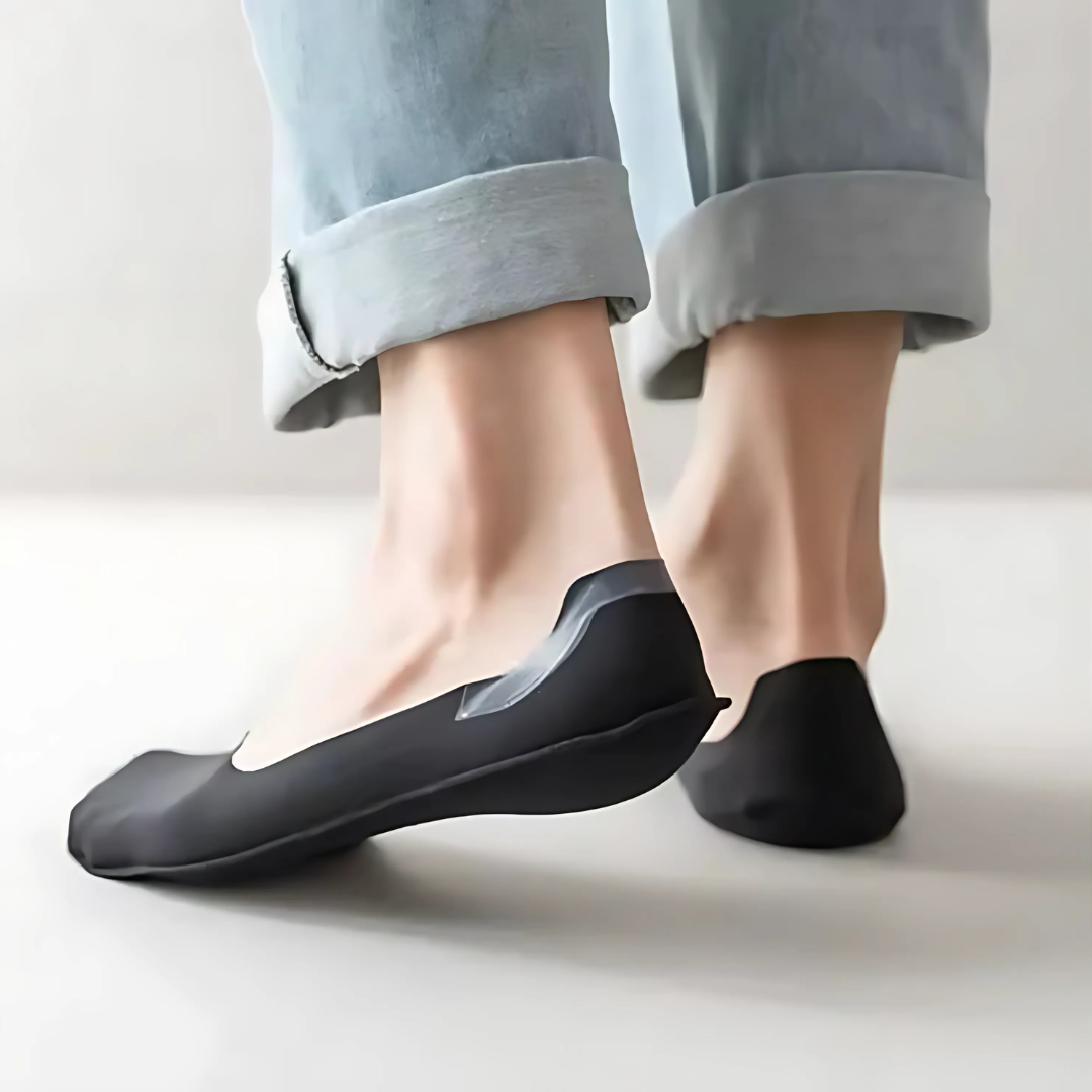 Chaussettes invisibles antidérapantes pour HOMME