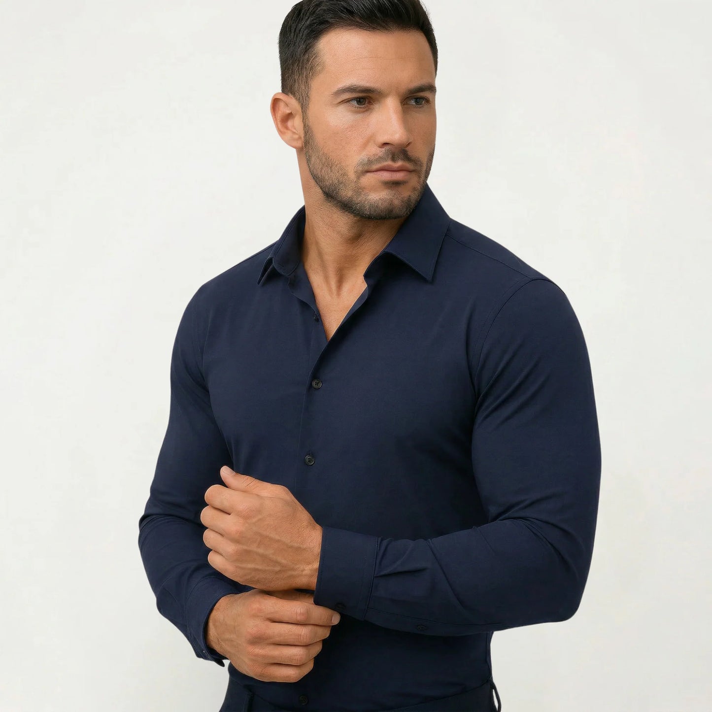 Chemise élégante sans repassage