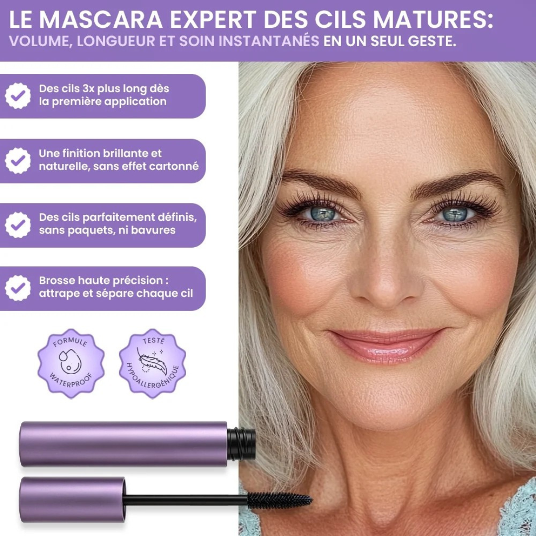 Volumen-Mascara für reife Wimpern