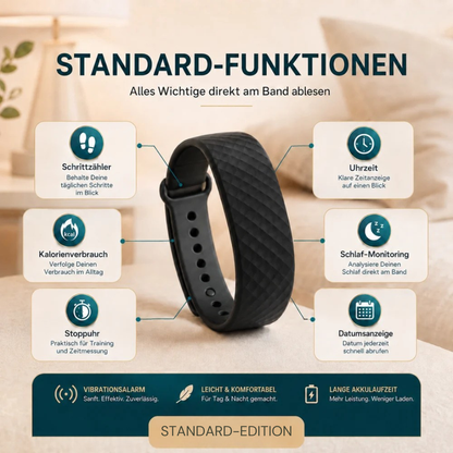 Intelligentes Armband mit Vibrationswecker