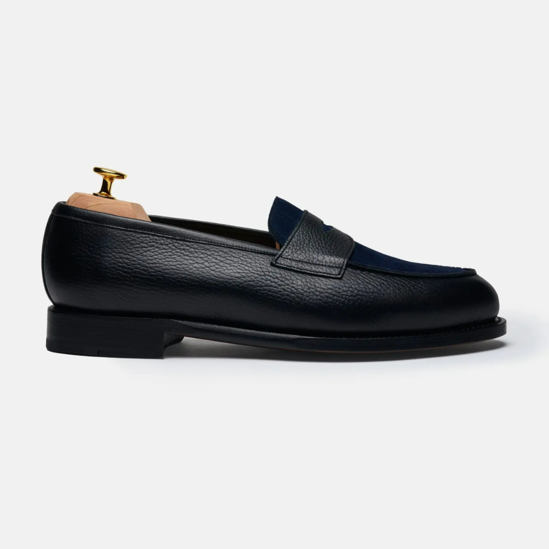 Elegante Herren-Leder-Mokassins