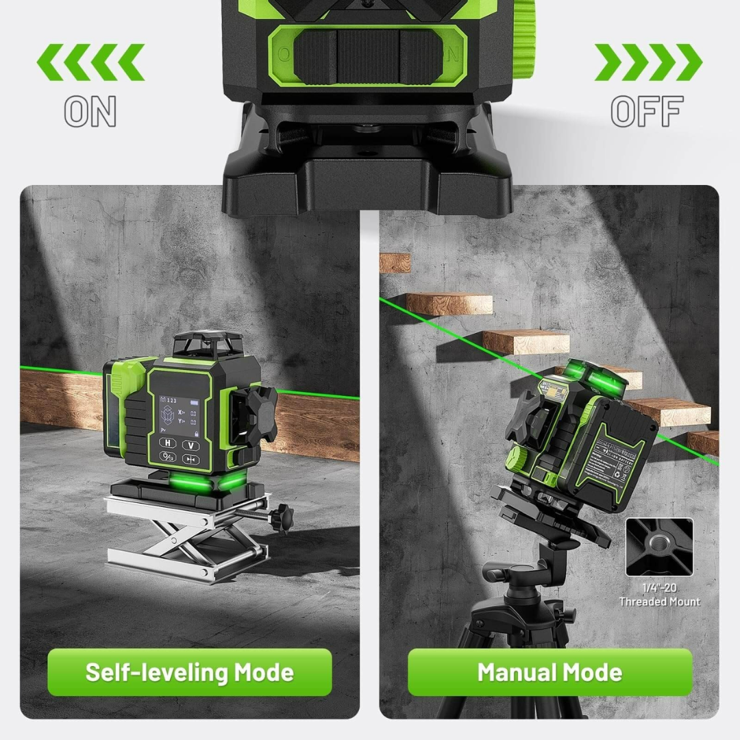 Hochpräziser 4D-Laser 360° für Bauarbeiten