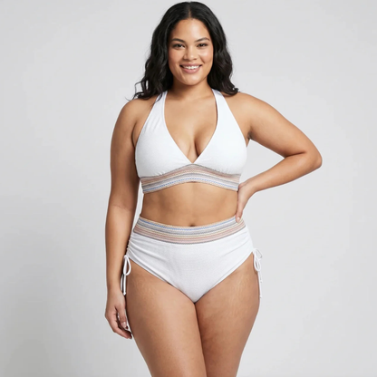 Bikini taille haute sculptant ventre plat