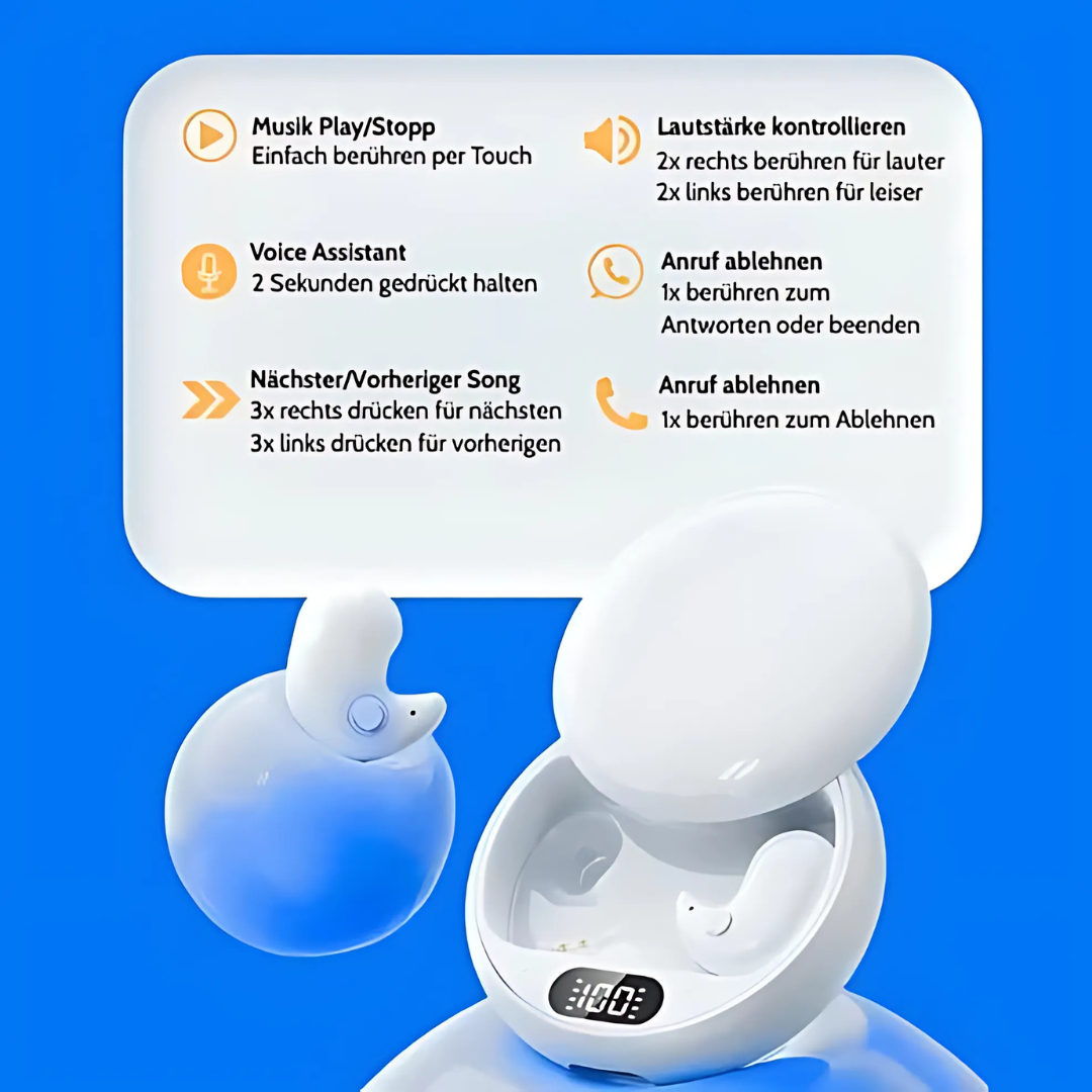 Écouteurs intra-auriculaires ultralégers