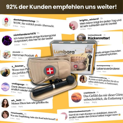 Dekompressions-Gürtel gegen Rückenschmerzen