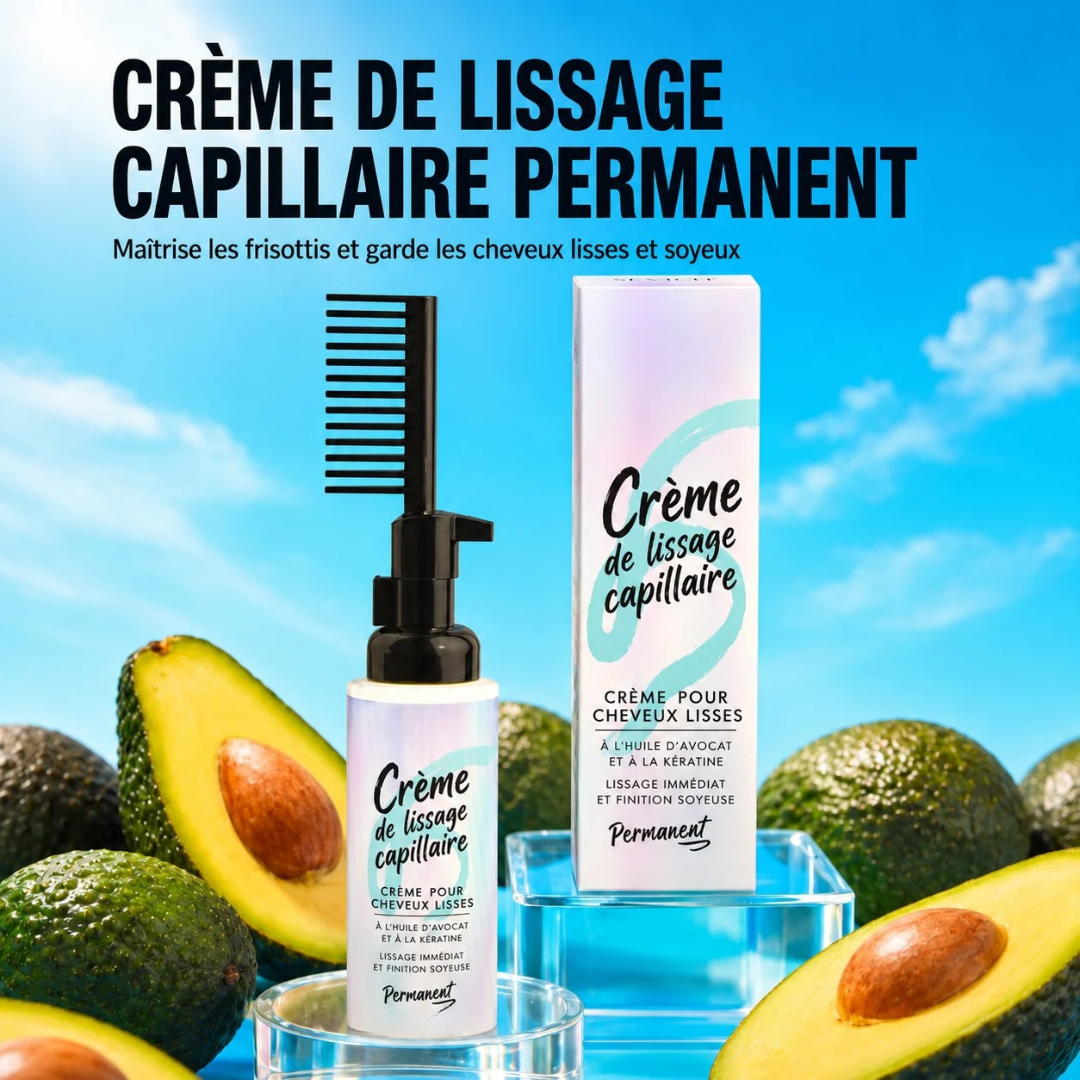 Peigne Lissant Hydratant Cheveux Crépus
