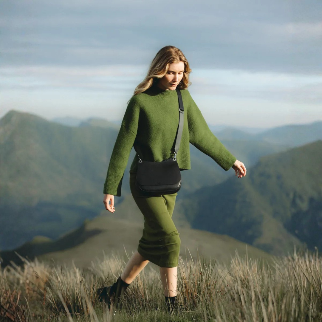 Sac en cuir compact à porter à l'épaule