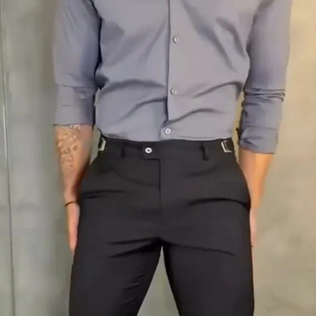 Pantalon slim stretch pour homme