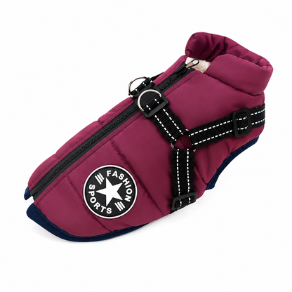 Veste d’hiver 2 en 1 pour chien