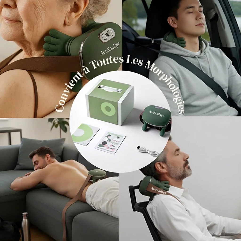 Beheizbares Massagegerät für Schultern und Nacken