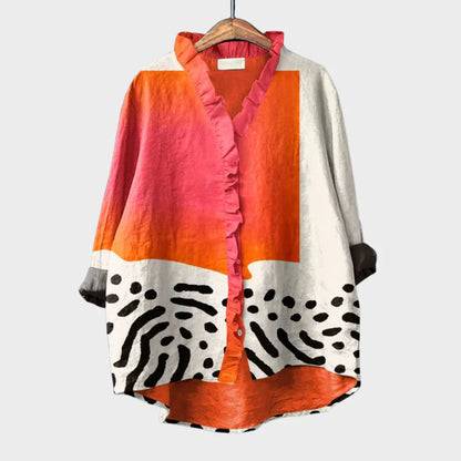 Blouse d'été élégante en lin