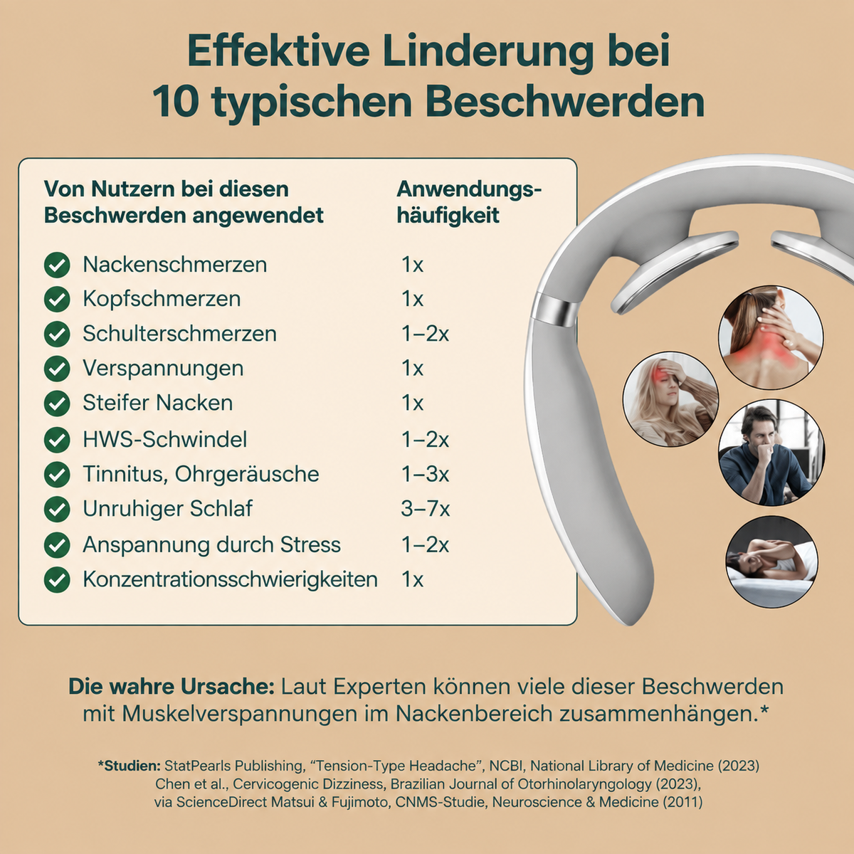 Masseur Cervical Ergonomique