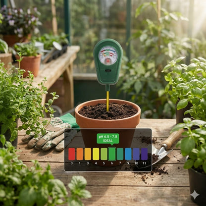 Testeur de sol 3-en-1 pour plantes