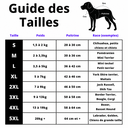 Veste d’hiver 2 en 1 pour chien