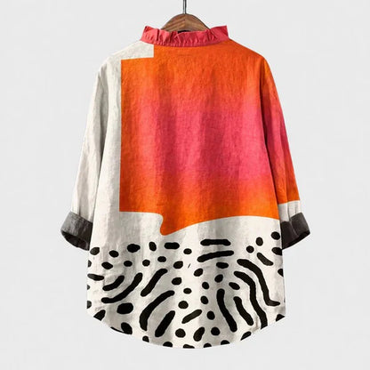 Blouse d'été élégante en lin