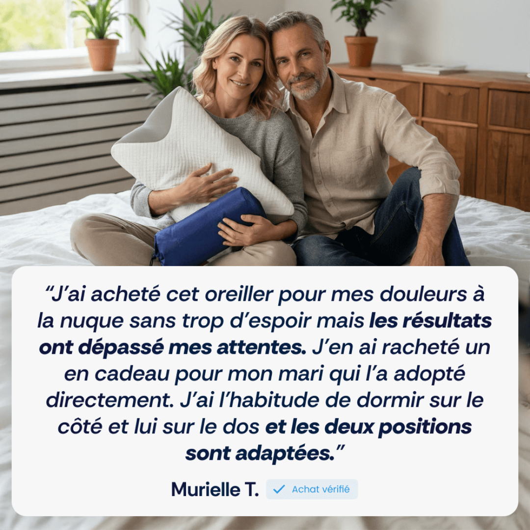 Coussin cervical ergonomique