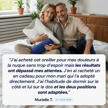 Coussin cervical ergonomique