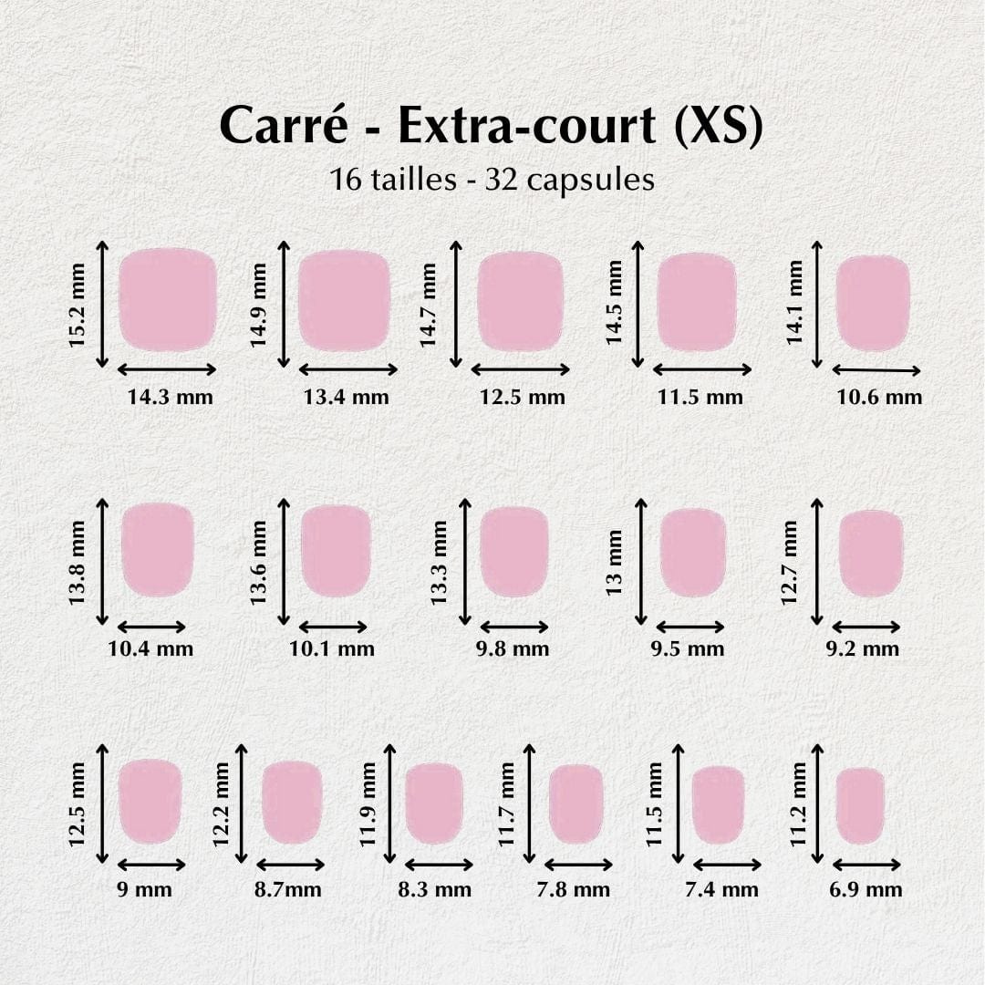 Ongles courts effet vernis cerise