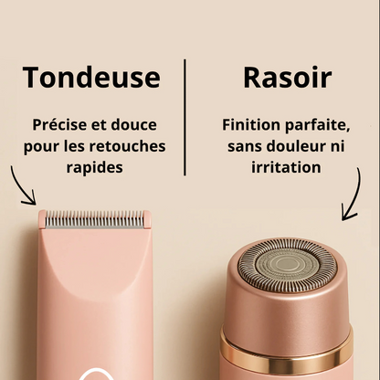 Rasoir électrique 2-en-1 femme