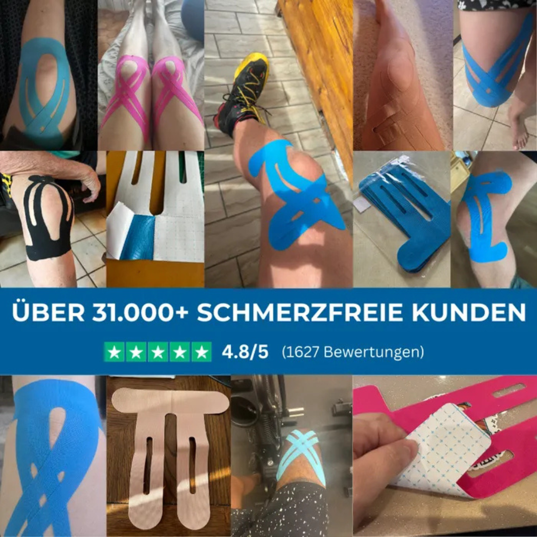 Kinesiologisches Knie-Tape