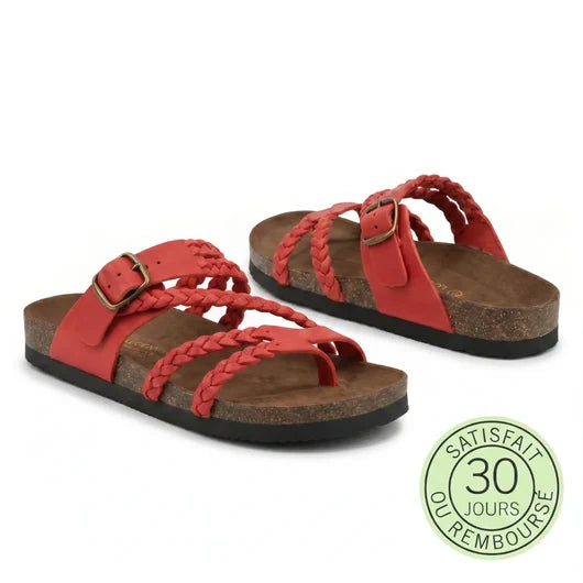 Sandales orthopédiques femme en cuir